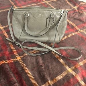 Coach Gray Leather Women's Bag
